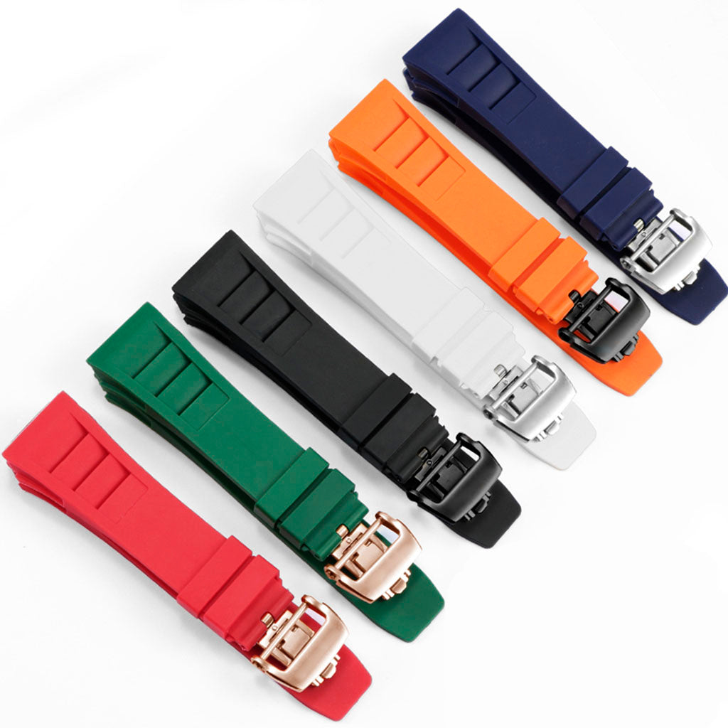 Pulseira Laranja Borracha compatível com Pagani Design Birmingham