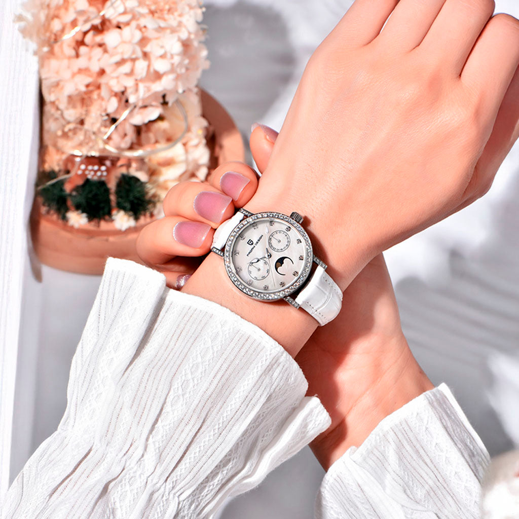 Relógio Feminino Pagani Design Orchid White